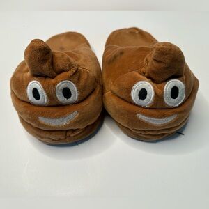 Brown Emoji Kids Slippers